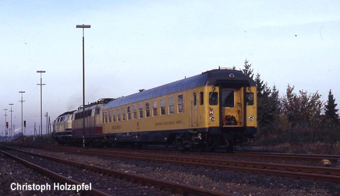 Messzug mit 103 001 in Xanten