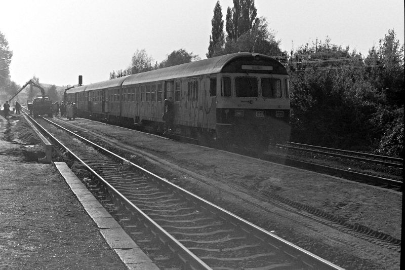Umbau Xanten 1991: Hausbahnsteig